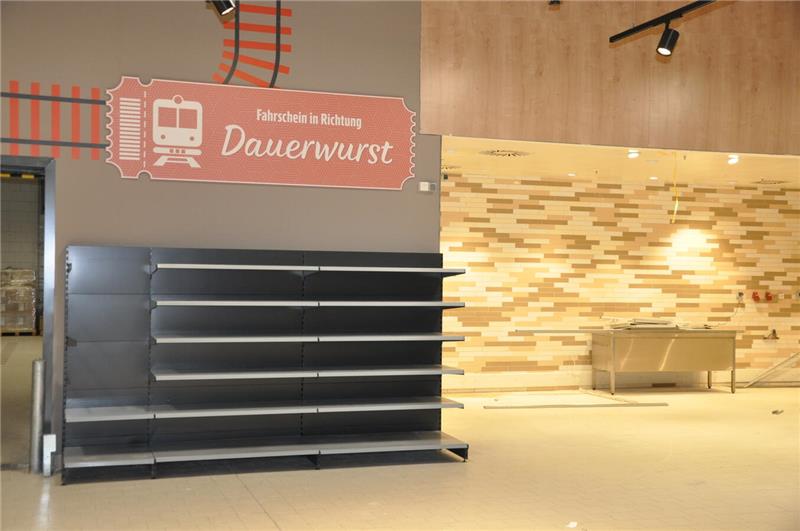 Der Edeka im ehemaligen Kaufland wird umgebaut.