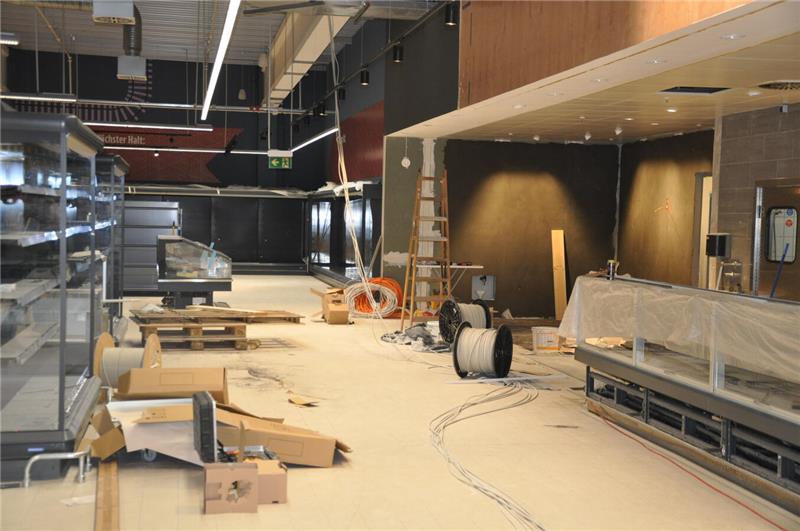 Der Edeka im ehemaligen Kaufland wird umgebaut.