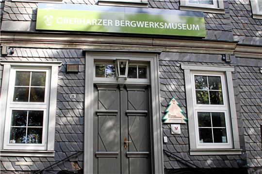 Der Eingang des Oberharzer Bergwerksmuseums.  Foto: J. Fricke