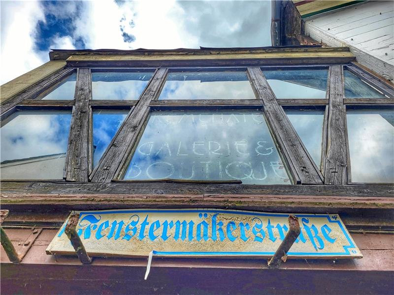 Der Eingang zur Fenstermäkerstraße, für die es keine historischen Belege gibt. Foto: Roß