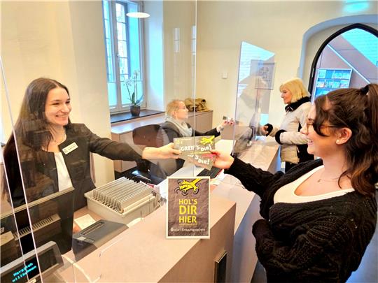 Der Einkaufsgutschein erfreut sich großer Beliebtheit. Foto: Sowa