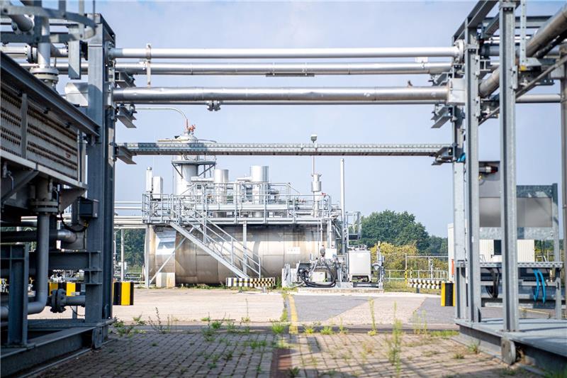 Einnahmen aus Öl- und Gasförderung leicht gesunken Der Erdgasförderplatz Goldenstedt Z23 von ExxonMobil.