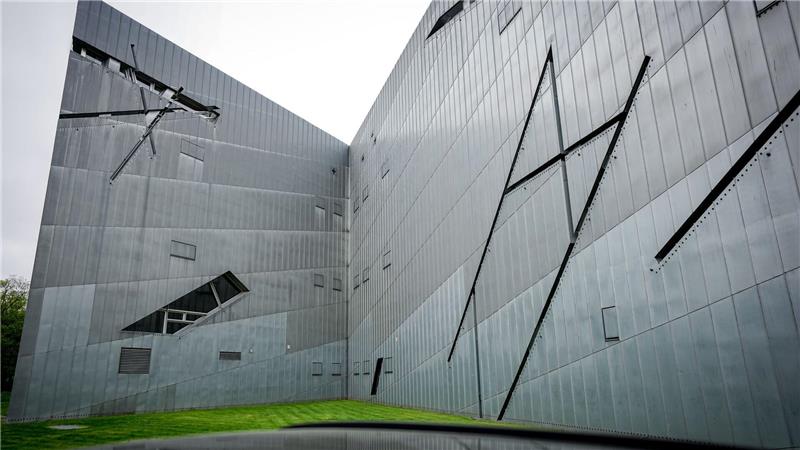 Der Erweiterungsbau des Jüdischen Museums in Berlin.