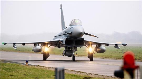 Der Eurofighter wurde gemeinsam von Deutschland, Großbritannien, Spanien und Italien entwickelt. (Symbolfoto)