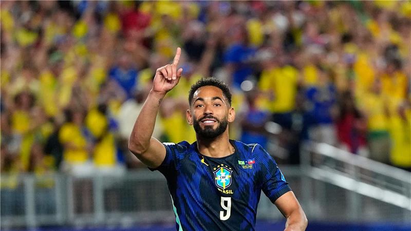 Das war die WM-Nacht: Türkei raus, Brasilien souverän Der Ex-Herthaner Cunha traf doppelt für Brasilien.