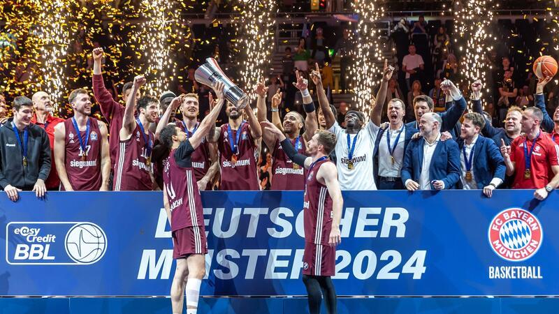 „Tiefe Erleichterung“: Bayern wieder an Basketball-Spitze Der FC Bayern München gewann bei Alba Berlin und feierte die deutsche Meisterschaft.