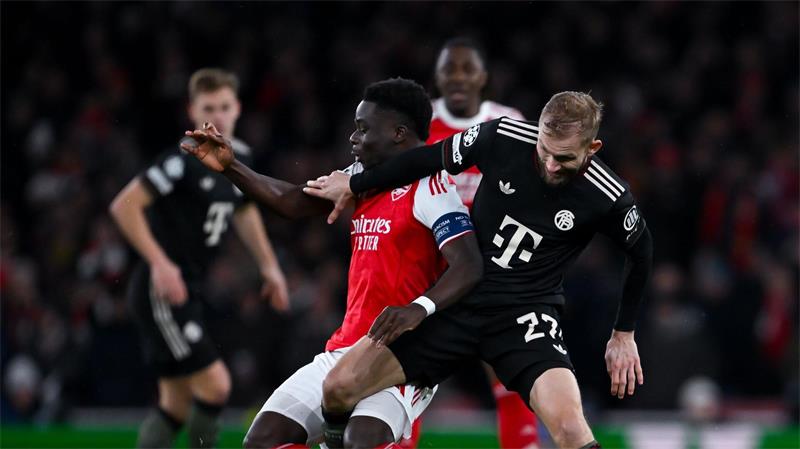 Der FC Bayern trifft in der Champions League wieder auf Arsenal. (Archivbild)