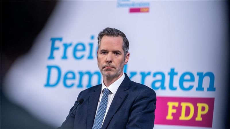 Der FDP-Bundesvorsitzende Christian Dürr will Parteichef bleiben. (Archivbild)