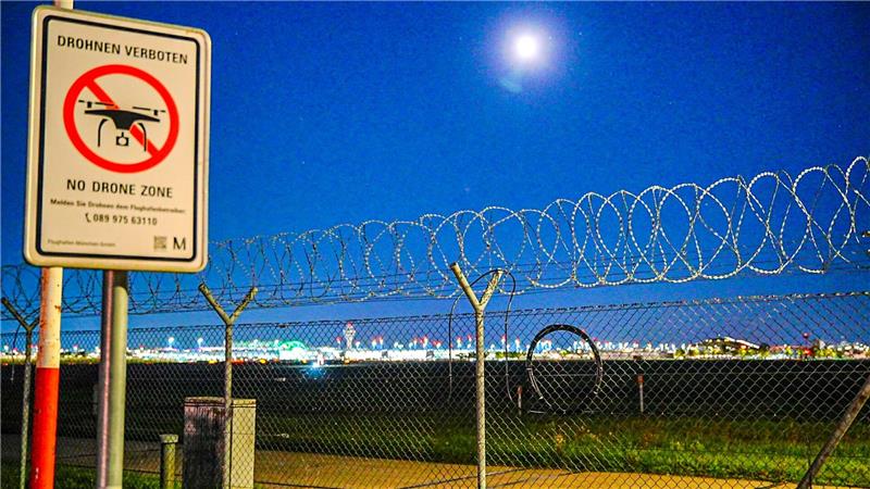 Der Flughafen München musste im Oktober wegen Drohnensichtungen mehrfach den Betrieb einstellen