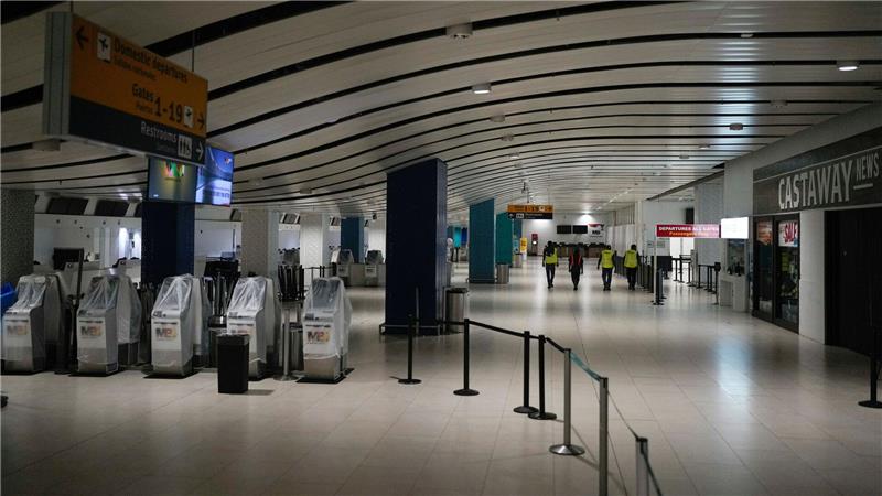 Der Flughafen von Montego Bay musste tagelang geschlossen bleiben.