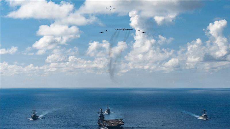 Der Flugzeugträger „USS Gerald R. Ford“ kreuzt in der Karibik.