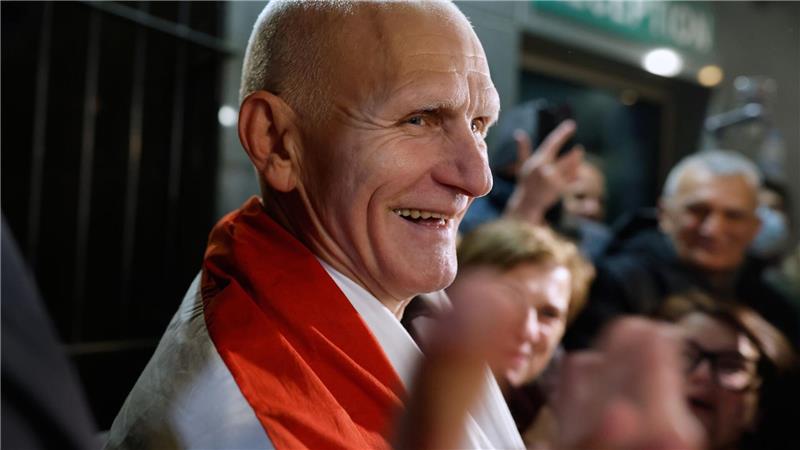 Der Friedensnobelpreisträger Alex Beljazki ist wieder in Freiheit.