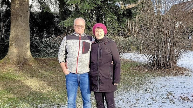 Zellerfelder kehrt nach fast 50 Jahren zurück Der Garten ist für Andreas Müller und Iris Frankowiak ein wichtiger Ort auf ihrem Grundstück. Foto: Skuza
