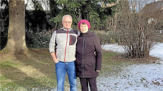 Der Garten ist für Andreas Müller und Iris Frankowiak ein wichtiger Ort auf ihrem Grundstück. Foto: Skuza
