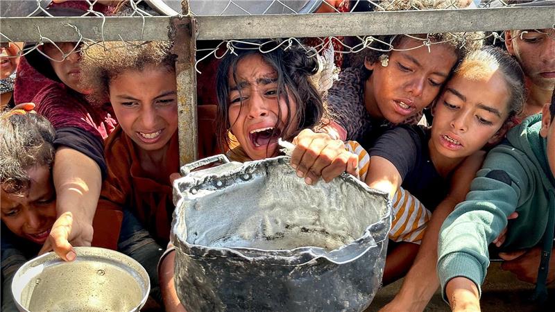 Deutsche Hilfsflüge für Gazastreifen haben begonnen Der Gazastreifen steht nach UN-Angaben unmittelbar vor einer Hungersnot. (Archivbild)