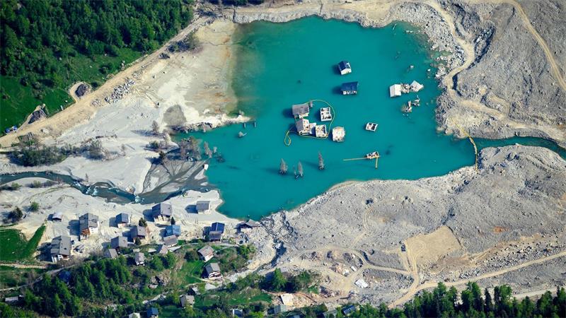 Der Gletscherabbruch von Blatten in der Schweiz war von der Dynamik her vergleichbar dem im Himalaya. (Archivbild)