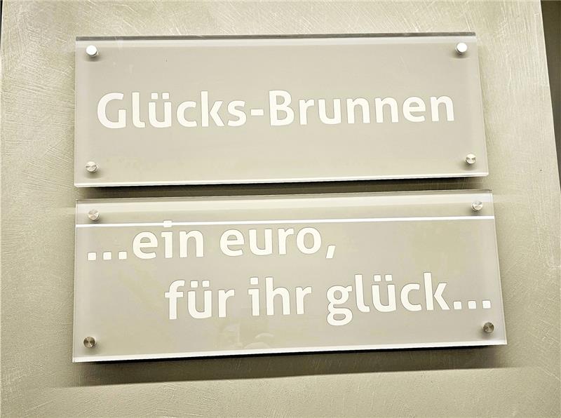 Ertappt: Dieb klaut Geld aus dem Goslarer Glücksbrunnen Der Glücks-Brunnen im Rathaus wird offensiv beworben.