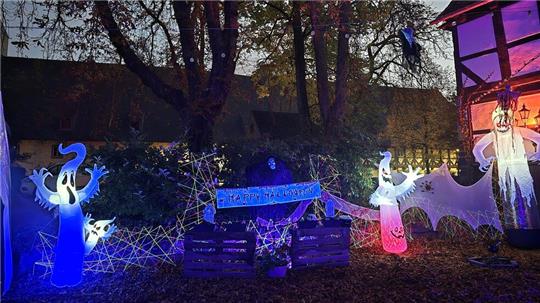 Der Gruselgarten am Hohen Weg ist bis zu 31. Oktober geöffnet.