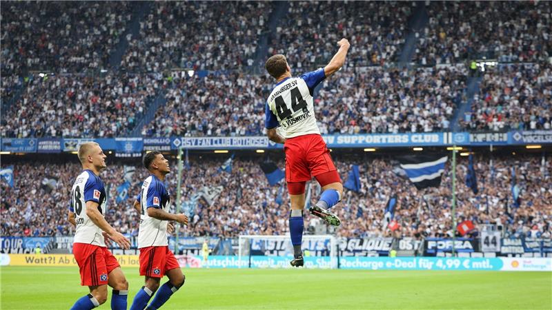 Der HSV durfte endlich über ein Tor in der Bundesliga jubeln