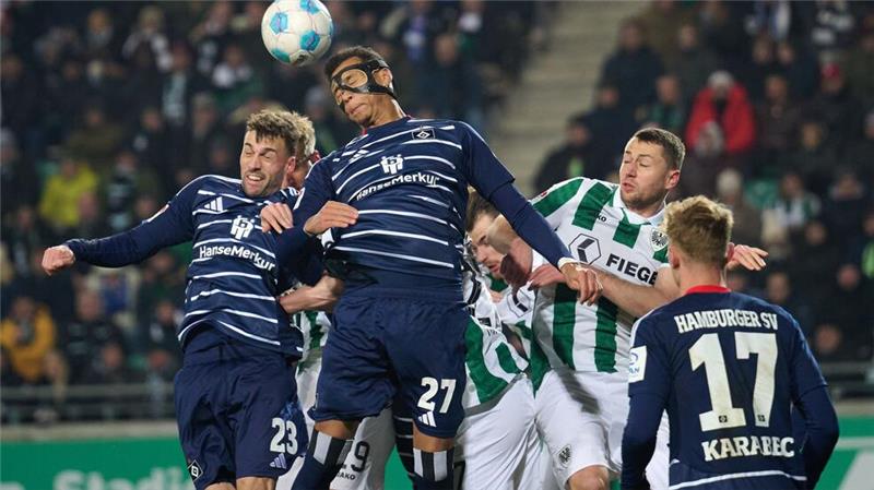 Der HSV hatte bei Aufsteiger Münster viel Mühe. 