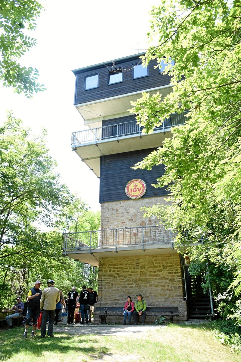 Der Harlyturm ist wieder geöffnet und lockt viele Vienenburger nach oben. Foto: Kempfer