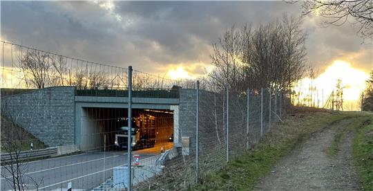 Der Hasselkopftunnel wird am Montag wegen Wartungsarbeiten voll gespert.