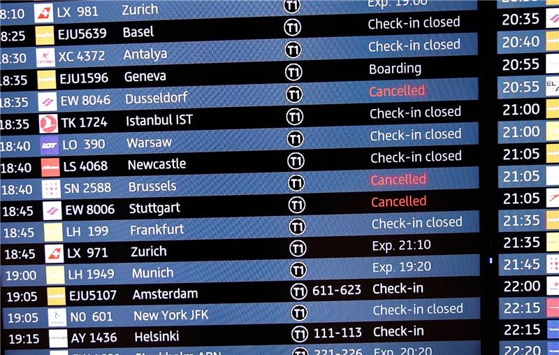 „Letzte Generation” kündigt Unterbrechung der Proteste an Der Hauptstadtflughafen BER hat zwischenzeitlich den Flugbetrieb eingestellt.
