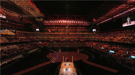 Der Hauptteil der Eröffnungsfeier der Winterspiele wird im Mailänder Fußballstadion aufgeführt.