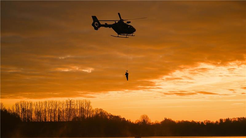 Der Helikopter kann im Ernstfall Leben retten. 
