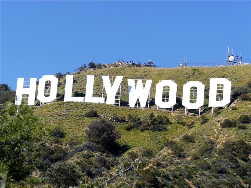 Der «Hollywood»-Schriftzug auf Mount Lee in Los Angeles.