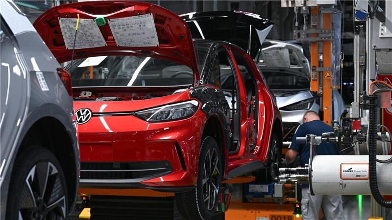VW-Werk Zwickau behält Cupra-Modell - 35. Jubiläum Der ID.3 und der Cupra Born werden im Volkswagen-Werk in Zwickau montiert (Archivbild)