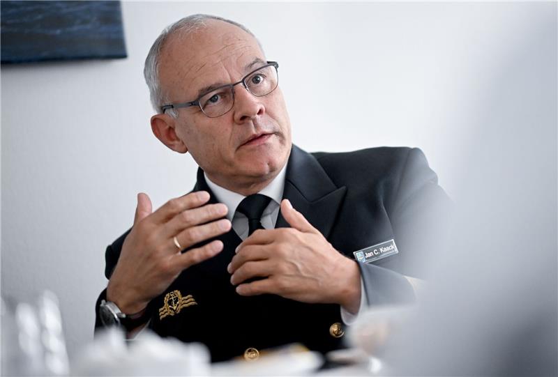 Der Inspekteur der Deutschen Marine, Vizeadmiral Jan Christian Kaack.