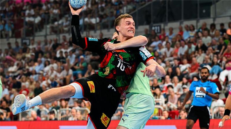 Hannover gewinnt das Spitzenspiel gegen Magdeburg Der Isländer Gisli Kristjansson erzielte wichtige Treffer für den SCM.