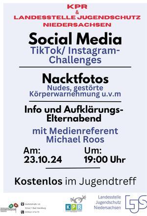 Der Jugendtreff veranstaltet am 23. Oktober einen kostenfreien Info- und Aufklärungs-Elternabend.