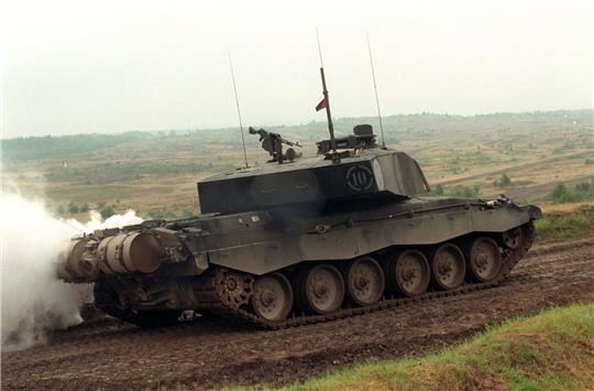 Der Kampfpanzer der britischen Streitkräfte vom Typ «Challenger 2» (Archivbild).