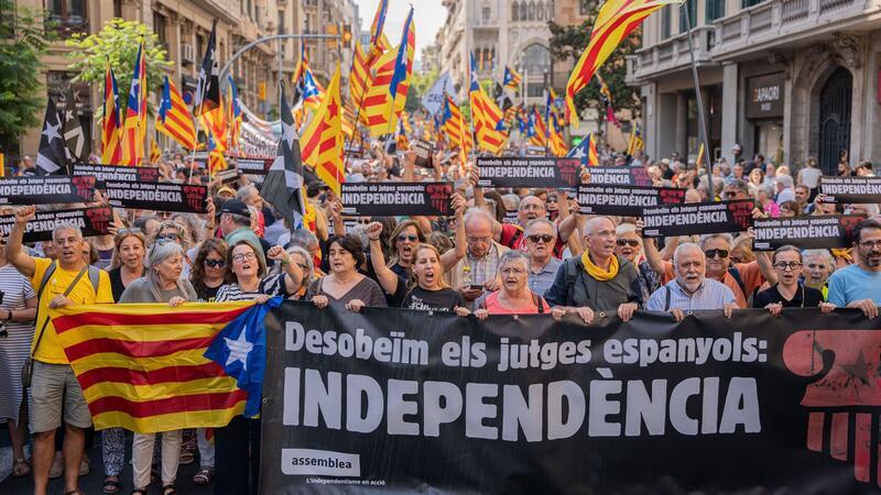 Der Katalonien-Konflikt schwelt in Spanien seit langem. (Archivbild)