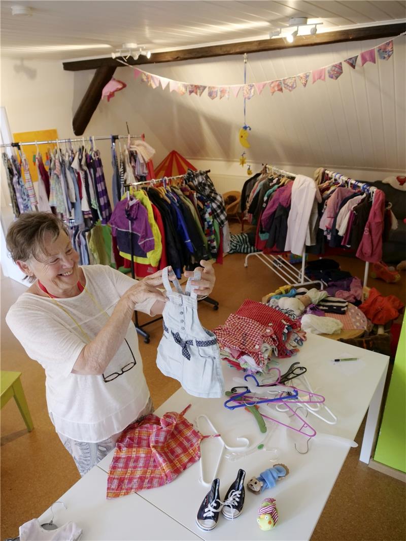 Kleidertauschzentrale gewinnt an Bedeutung Der Kinderschutzbund hat viele Projekte, betreibt beispielsweise die Kleidertauschzentrale.