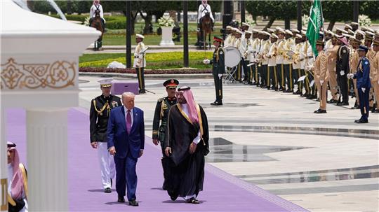 Der Kronprinz empfing den Gast aus Amerika mit allerlei Pomp. 