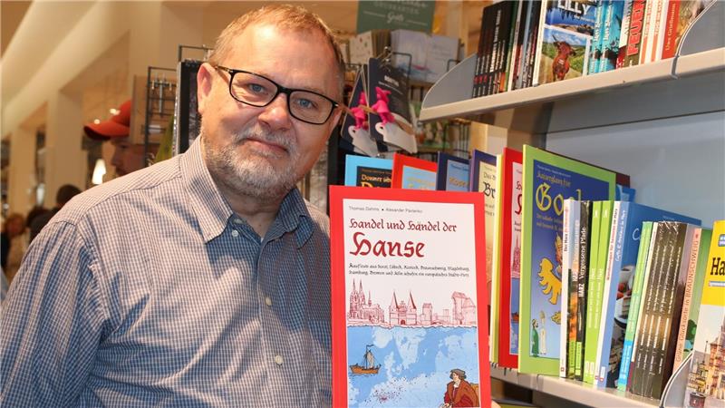 Macht und Reichtum mit „Handel und Händel der Hanse“ Der Kulturhistoriker Dr. Thomas Dahms erobert die Geschichte im Comic.
