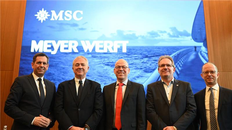 Der MSC-Großauftrag soll die Werft bis 2035 auslasten. 
