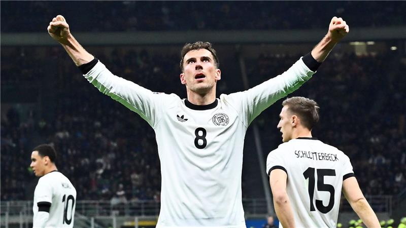 „Totale Freude“ auf den zweiten Italien-Job in Dortmund Der Mann des Abends: Leon Goretzka.