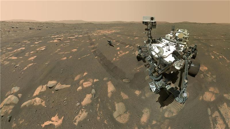 Science statt Fiction: Wie Mars-Fotos mit Mythen aufräumten Der Mars-Rover „Perseverance“ erforscht den „Roten Planeten“ nach Hinweisen auf früheres mikrobielles Leben (Archivfoto).