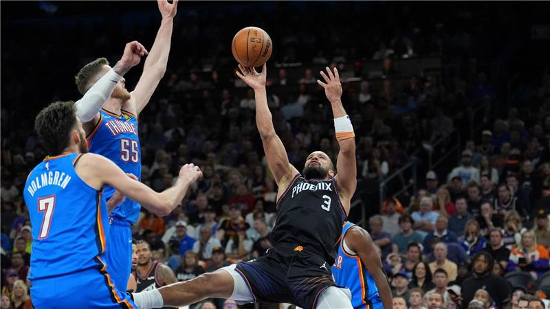 Der Meister ist eine Runde weiter: Die Oklahoma City Thunder gewannen alle vier Spiele gegen Phoenix.