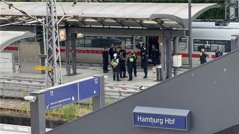 Der Messerangriff vom 23. Mai 2025 wurde auf einem Bahnsteig verübt, von dem ICE-Züge abfahren. (Archivbild)