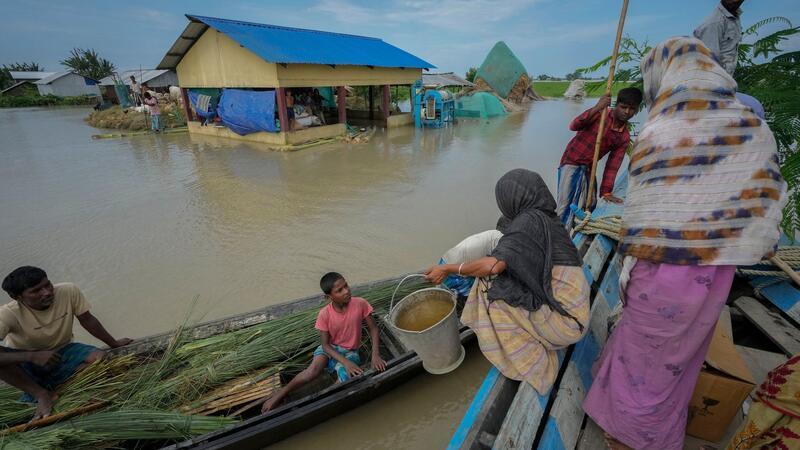 Monsun in Indien: Bislang mehr als 50 Tote Der Monsun dauert von Juni bis September.