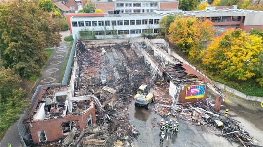 Der Netto-Markt in Osterode war nach einem Großbrand nicht mehr zu retten.