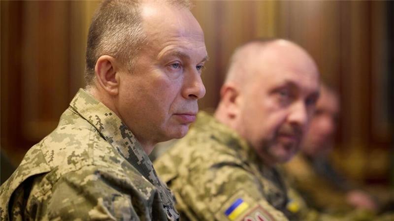 Kiew: Ukrainische Armee unter Druck Der Oberbefehlshaber der ukrainischen Streitkräfte, Olexander Syrskyj, sieht eine schwere Lage für Kiews Truppen an der Front. (Archivbild)