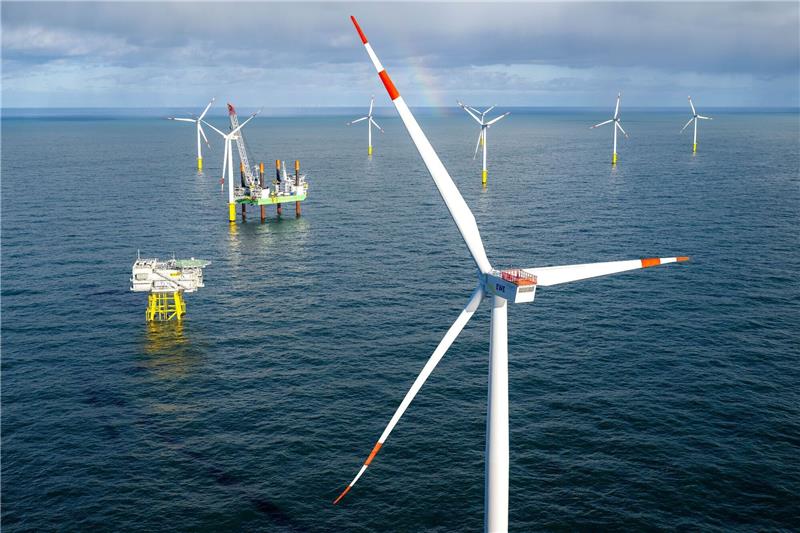 Windbranche: Bund wird Verantwortung nicht gerecht Der Offshore-Windpark Riffgat rund 15 Kilometer nördlich der Insel Borkum.