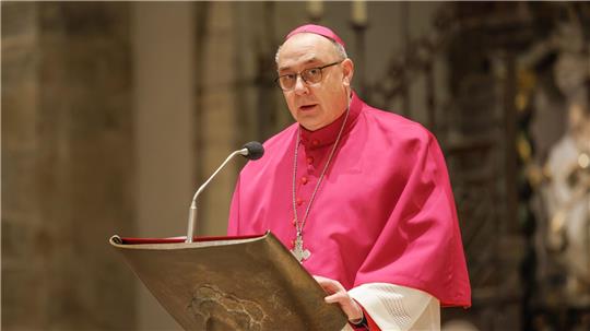 Der Osnabrücker Bischof Dominicus Meier hat die Gläubigen dazu aufgerufen, sich für demokratische Verhältnisse einzusetzen. (Archivbild)