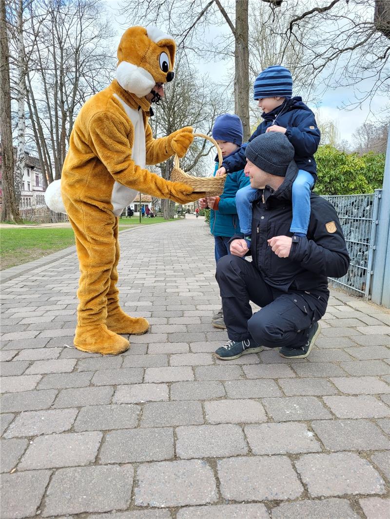 Ostern: Diese Veranstaltungen sind in Bad Harzburg geplant Der Osterhase kommt am Ostersonntag und Ostermontag in den Kurpark und das Kalte Tal, bringt wieder Süßes mit und darf auch geknuddelt werden. Archivfoto: Exner